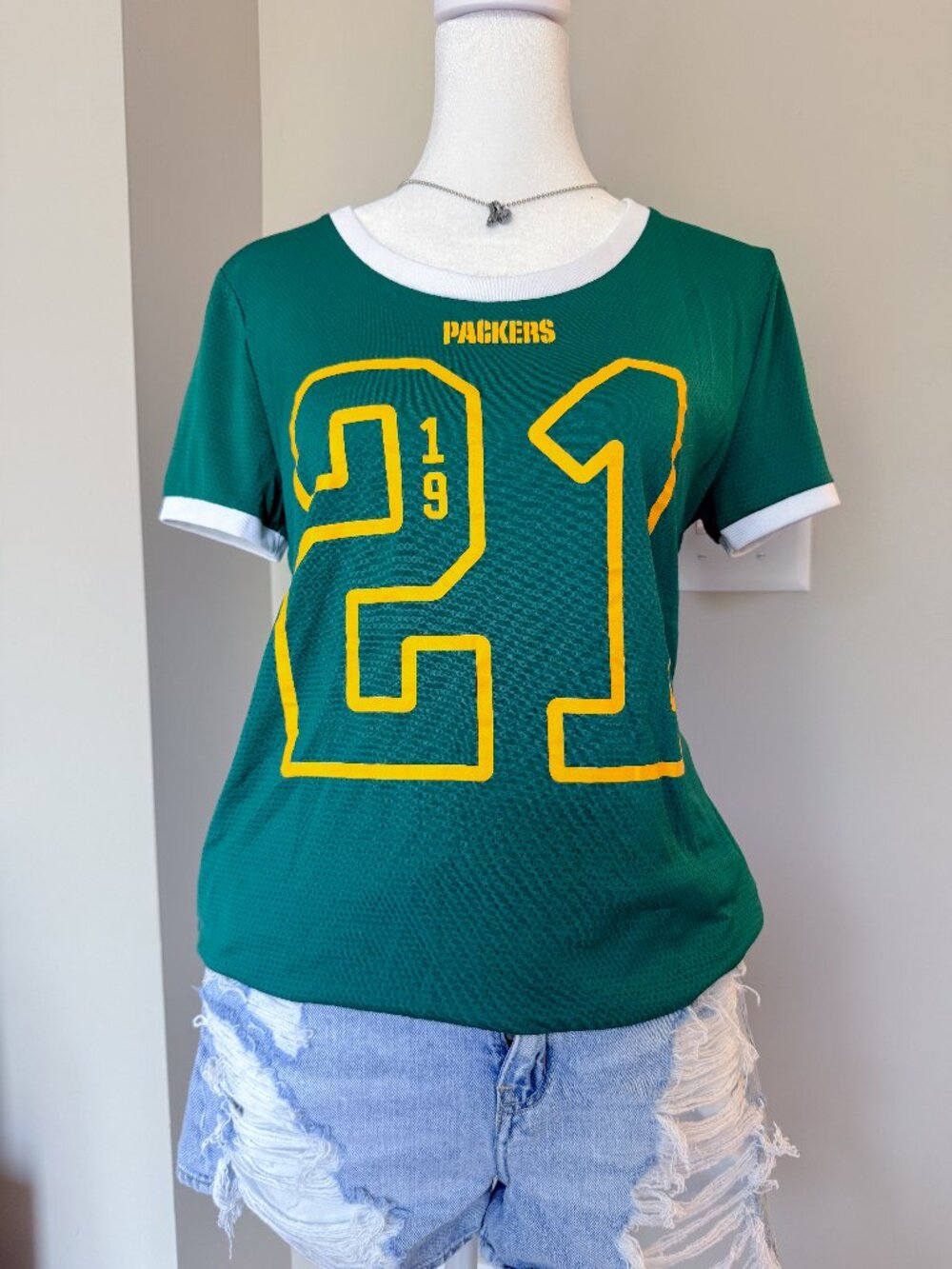 Green Bay Packers Victoria's Secret PINK Fan Jersey - Size XS